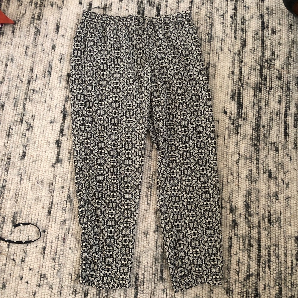 JOE FRESH PATTERNED WAISTBAG PANTS